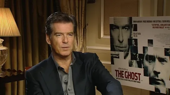 Pierce Brosnan does impression of Roman Polanski