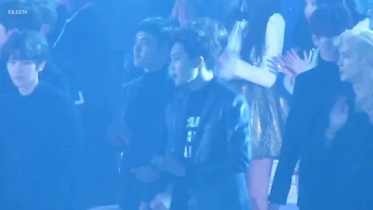 [FANCAM] 151230 EXO Ending (Kai Focus) @ KBS Gayo Daechukje