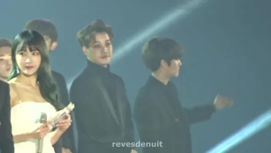 [FANCAM] 151230 EXO Kai @ KBS Gayo Daechukje _ Opening