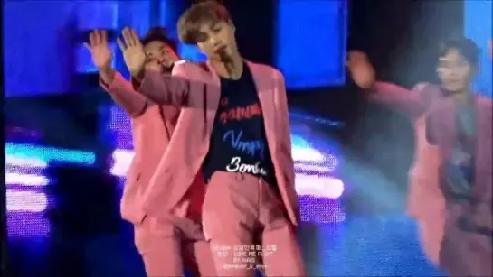 [FANCAM] 151004 EXO - Love Me Right (Kai Focos) @ Gangnam Kpop Festival