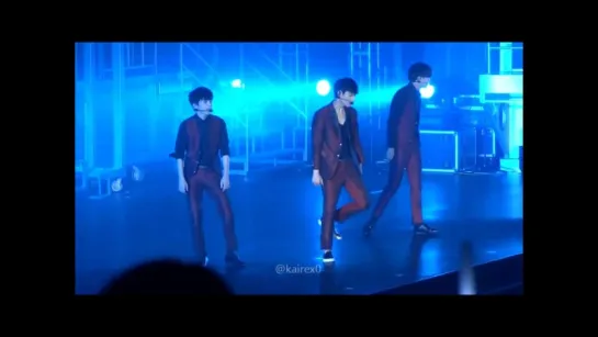 [FANCAM] 150816 EXO LAY EXOluXion HKG - EXODUS (kai, sehun, lay focus)