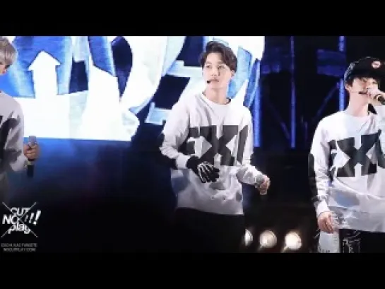 [FANCAM] 140126 EXO-K - First snow (Kai Focus)  @ Oak Valley Ski Resort Special Concert