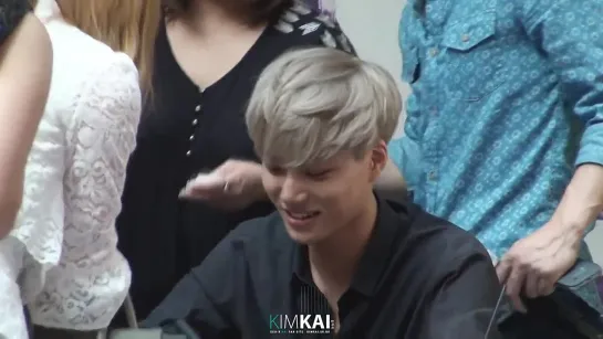 [FANCAM] 130817 Kai Focus @ Yeoido fansign