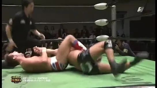 Daisuke Harada (c) vs. Zack Sabre Jr. - 04.11.2014 (NOAH Global League 2014 - Day 10)