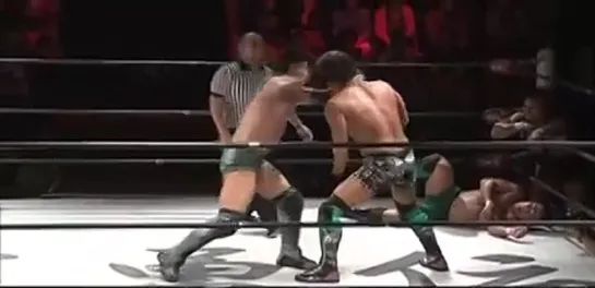 Masaaki Mochizuki, Shingo Takagi, Susumu Yokosuka vs. Fujita Hayato, Katsuhiko Nakajima, Munenori Sawa - 08.09.2011 (Buyuden)