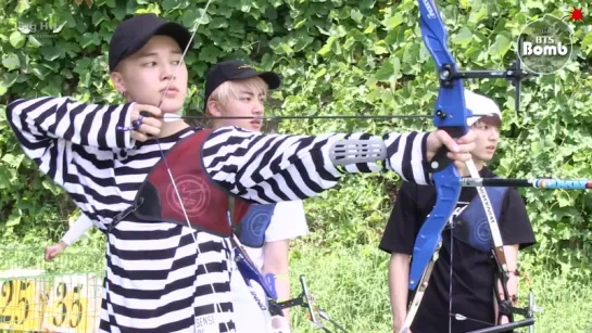 [BANGTAN BOMB] Practicing Archery for 2016 ISAC