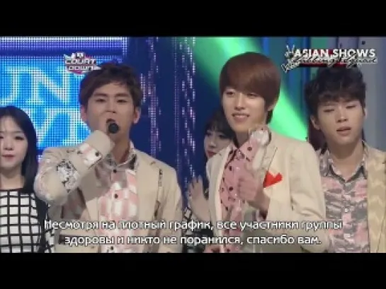 Infinite "Man in Love" Win @ Mnet M!Countdown 130404 [рус.саб]