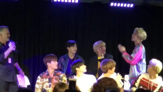 [Fancam][14.08.2018] MONSTA X in  AT&T SOUND STUDIO