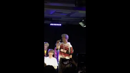 [Fancam][14.08.2018] MONSTA X in  AT&T SOUND STUDIO