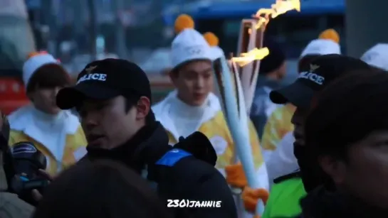 [Fancam][13.01.2018] Pyeongchang 2018 Olympic Torch Relay Live Day 74