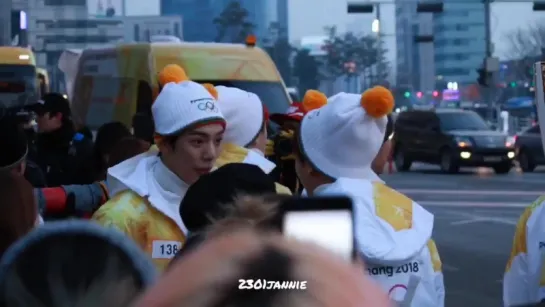 [Fancam][13.01.2018] Pyeongchang 2018 Olympic Torch Relay Live Day 74