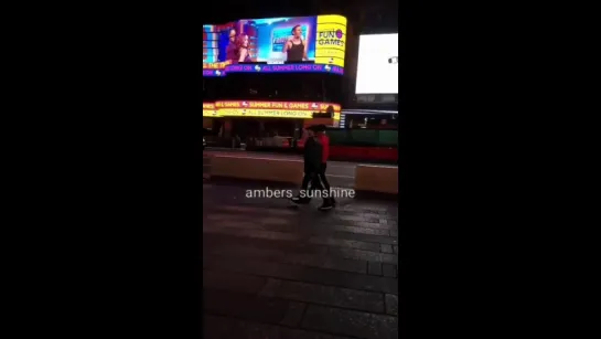 [Fancam][14.07.2017] Jooheon and IM in Time Square (New York)