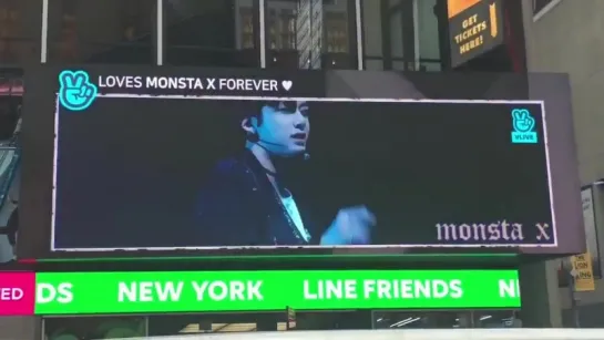 [VK][24.07.2018] MONSTA X at NY Times Square