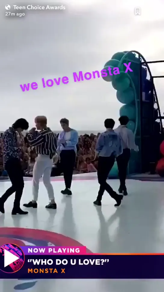 [VK][11.08.2019] TeenChoiceAwards Snapchat Update