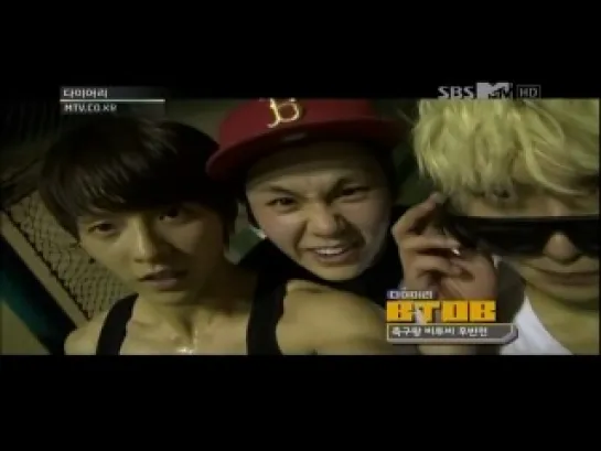 [SHOW][12.07.09] BTOB cut @ SBS MTV "Diary" EP 9