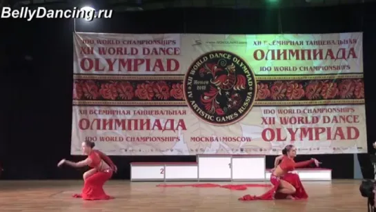 Анастасия Мельникова и Марта Терновых. XII World Dance Olympiad.