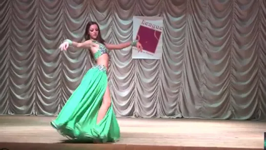 WOW! YOUNG GIRL CAPTIVATED THE AUDIENCE! Valeria Derkach Belly Dance. Belly Danc 6252