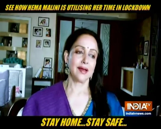 Hema Malini doing during the coronavirus lockdown