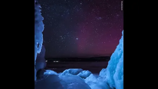 Ночное небо так красиво и завораживает ✨