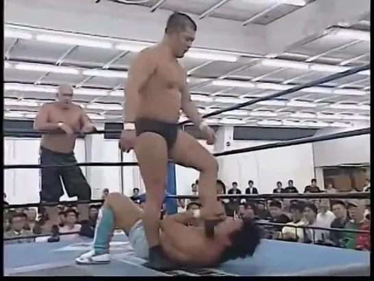 Minoru Suzuki & Taiyo Kea vs. Kensuke Sasaki & Katsuhiko Nakajima - 25.05.2008 (AJPW Rise Up Tour 2008 - Day 12)