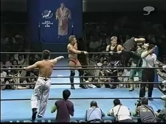 Magnum TOKYO, Darkness Dragon & Susumu Yokosuka vs. Masaaki Mochizuki, Dragon Kid, Jimmy Yang - 31.08.2002 (AJPW Royal Road)