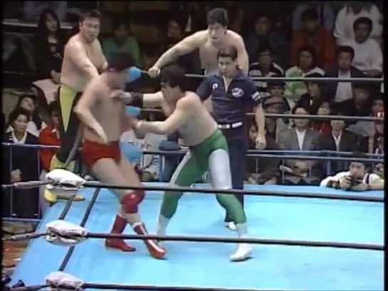 Kenta Kobashi & Mitsuharu Misawa (c) vs. Akira Taue & Toshiaki Kawada - 09.06.1995 (AJPW Super Power Series 1995 - Day 15)