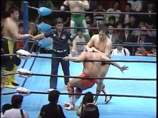 Kenta Kobashi, Mitsuharu Misawa & Toshiaki Kawada vs. Akira Taue, Jumbo Tsuruta & Masanobu Fuchi - 20.04.1991 (AJPW)