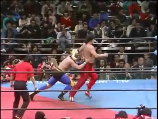 Tiger Mask II vs. Kuniaki Kobayashi - 09.03.1985 (AJPW 85 Gekitoh! Exciting Wars - Day 14)