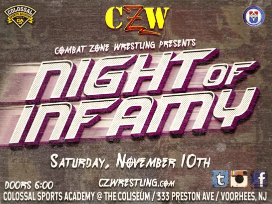 CZW Night Of Infamy 2018 (2018.11.10)