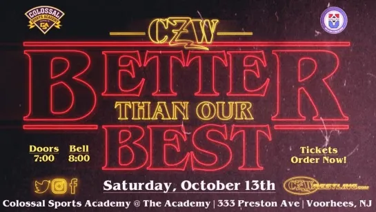 CZW Better Than Our Best 2018 (2018.10.13)