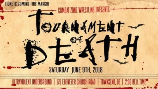 CZW Tournament Of Death 17 (2018.06.09)