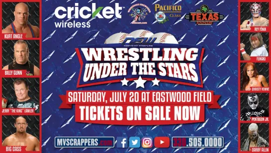 NEW Wrestling Under The Stars Tour 2019 (2019.07.20)