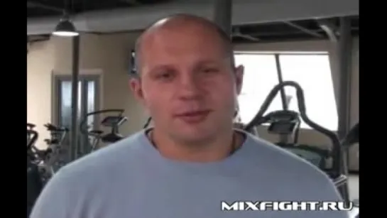 Fedor Emelianenko to all mma fans\ Федор Емельяненко | FightSpace