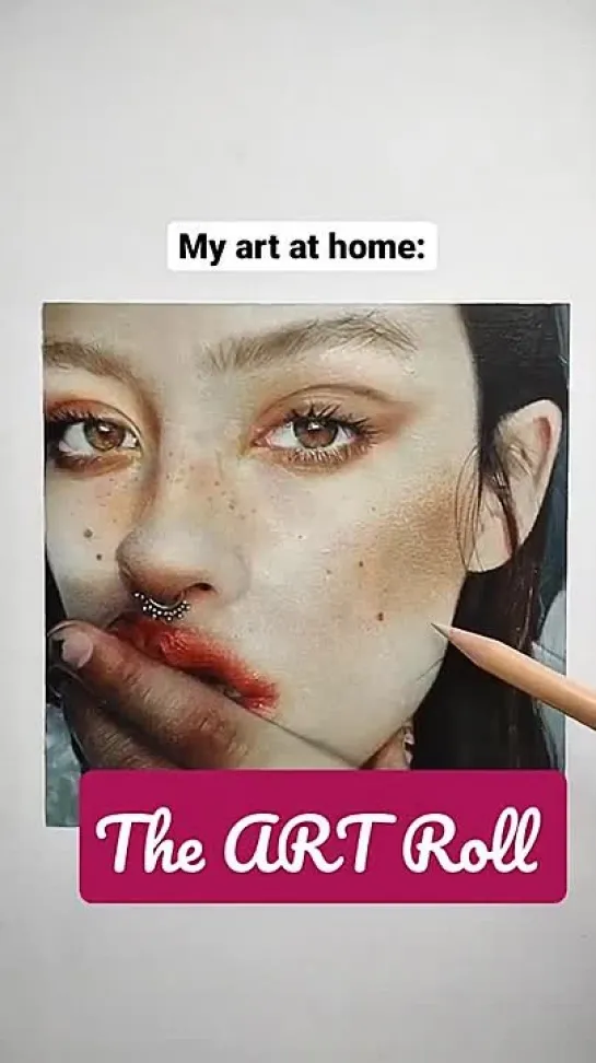 [The ART Roll] My ART at home 🏡 VS My ART at school 🏫🤪 #3 | The ART Roll