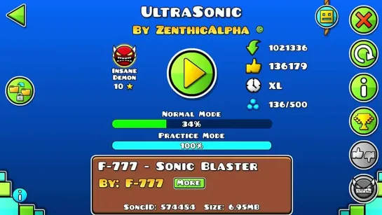 [Dolphy] НЕУЖЕЛИ?! | "ULTRASONIC" by ZenthicAlpha & more! (Insane Demon) | Geometry Dash 2.1 | Dolphy