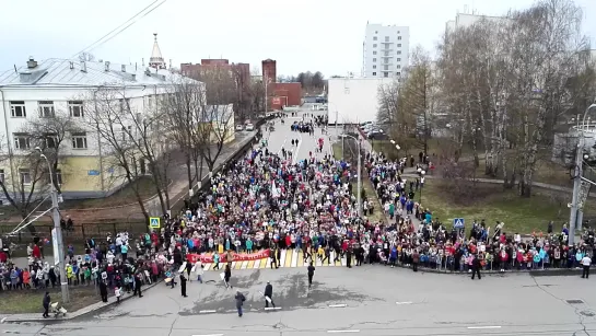 Утро 9 мая в Ижевске, 2017г.