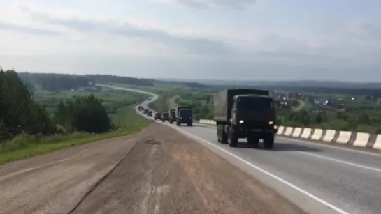 Выдвижение сводного отряда ЦВО в зону наводнения в Нижнеудинске