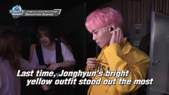 160701 #Jonghyun - Goodbye Stage Behind The Scenes @ M!Countdown