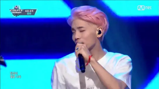 160526 JONGHYUN - White T-Shirt @ M! Countdown {OFFICAL}