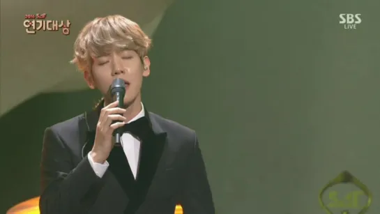 [CUT] 161231 #EXO #Baekhyun - 'For You' OST @ SBS Drama Awards