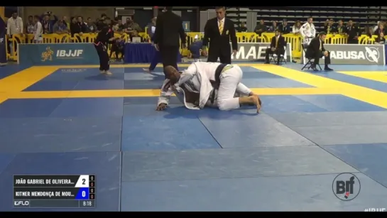 Joao Gabriel Rocha vs Kitner Moura #ibjjfpan17