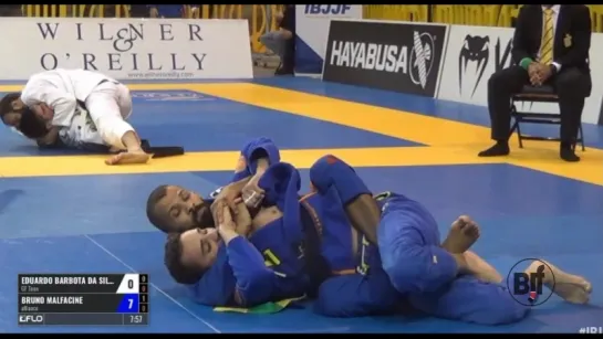 Eduardo Barbota Da Silva vs Bruno Malfacine #ibjjfpan17