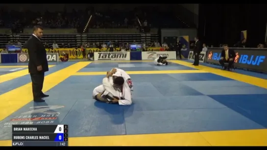 Brian Mahecha vs Rubens Charles Maciel #ibjjfpan17