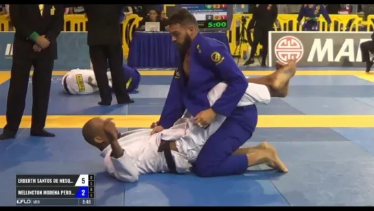 Erberth Santos vs Wellington Modena Peroto IBJJF 2017 Pan Jiu-Jitsu Championship