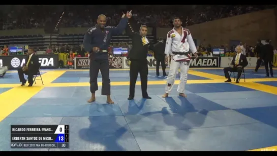 Ricardo Ferreira Evangelista vs Erberth Santos De Mesquita IBJJF 2017 Pan Jiu-Jitsu Championship