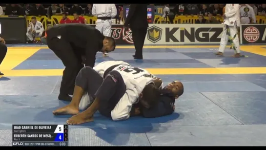 Joao Gabriel De Oliveira vs Erberth Santos De Mesquita IBJJF 2017 Pan Jiu-Jitsu Championship