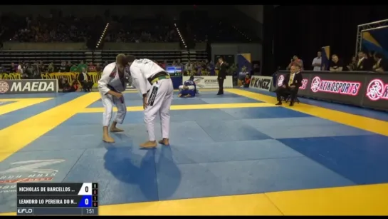 Nicholas De Barcellos Meregali vs Leandro Lo Pereira Do Nascimento IBJJF 2017 Pan Jiu-Jitsu Championship