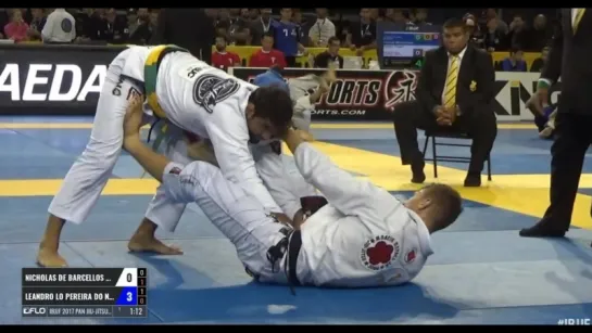 Leandro Lo vs Nicholas Meregali IBJJF 2017 Pan Jiu-Jitsu Championship