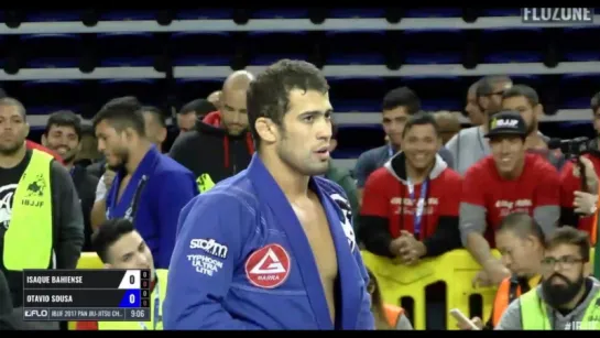 Otavio Sousa (Gracie Barra) def Isaque Bahiense (Alliance)#ibjjfpan17 #bjj_freaks