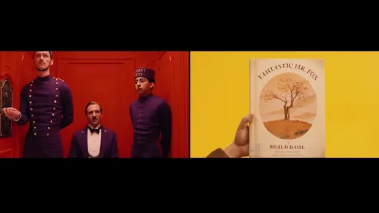 Красный и жёлтый в фильмах Уэса Андерсона / Red  Yellow: A Wes Anderson Supercut